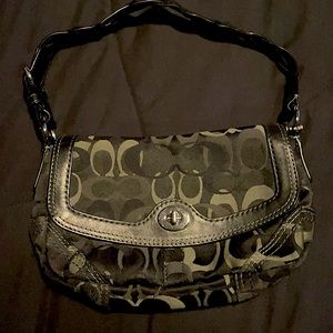 Small Shoulder Coach bag with braided strap